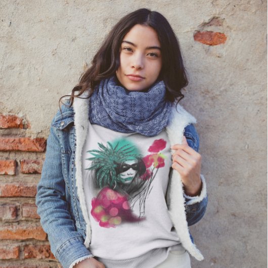 Mardi Gras Mask Carnival Girl New Orleans Trui