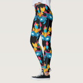 Mardi Gras Mask en Confetti Leggings (Links)