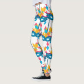 Mardi Gras Mask en Confetti Leggings (Links)