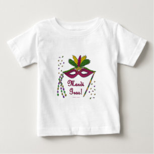 Mardi Gras Mask Feather Beads