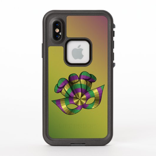 Mardi Gras Mask Lifeproof Hoesje (Achterkant)