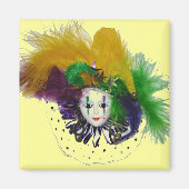 Mardi Gras Mask Magnet (Voorkant)
