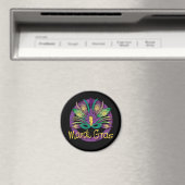 Mardi Gras Mask Magnet (Insitu (Vaatwasser))