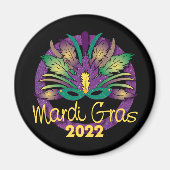 Mardi Gras Mask Magnet - 2022 (Voorkant)