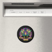 Mardi Gras Mask Magnet - 2025 (Insitu (Vaatwasser))
