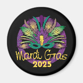 Mardi Gras Mask Magnet - 2025 (Voorkant)
