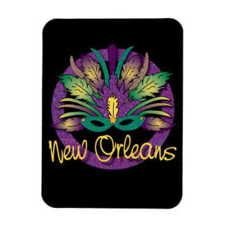 Mardi Gras Mask Magnet - New Orleans Magneet