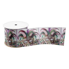 Mardi Gras Mask met juwelen Satijnen Lint