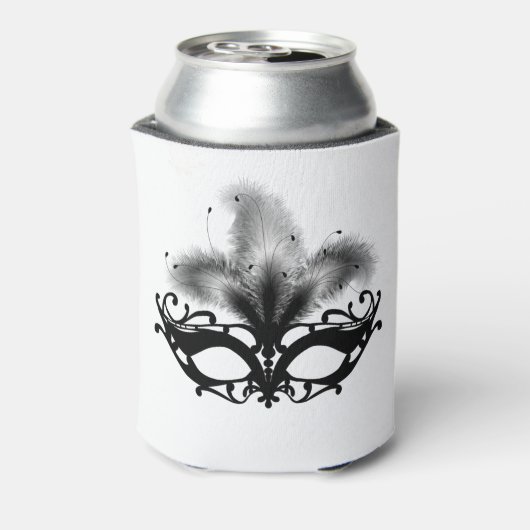 Mardi Gras Mask New Orleans French Quarter Louisia Blikjeskoeler (Blikje Achterkant)