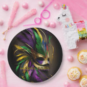 Mardi Gras Mask Papieren Bordje (Feest)