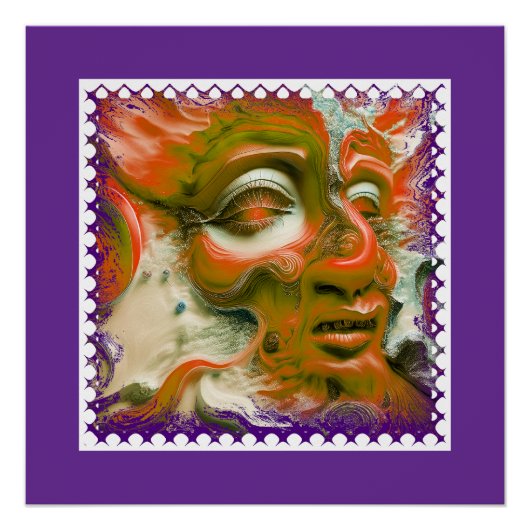 Mardi Gras Mask Perfect Poster (Voorkant)