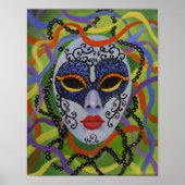 MARDI GRAS MASK, POSTER (Voorkant)
