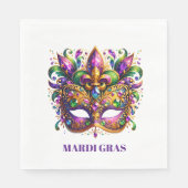 Mardi Gras Mask  Servet (Voorkant)