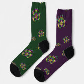 Mardi Gras Mask Sokken (Links)