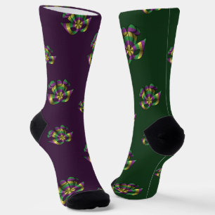 Mardi Gras Mask Sokken