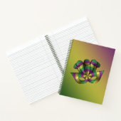 Mardi Gras Mask Spiraal Notebook Notitieboek (Binnen)