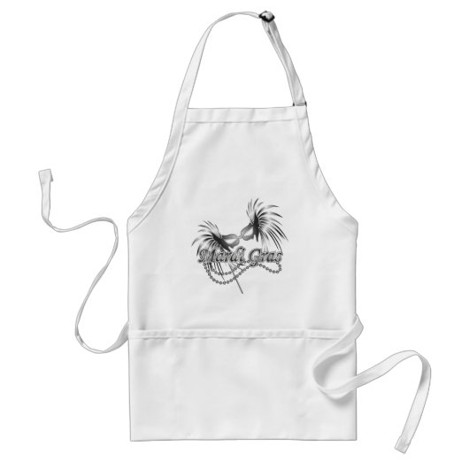 Mardi Gras Mask Standaard Schort (Voorkant)