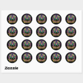 Mardi Gras Mask Sticker - 2024 - Biloxi, MS (Vel)