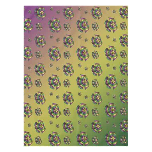 Mardi Gras Mask Tablecloth Tafelkleed (Voorkant)