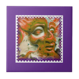 Mardi Gras Mask Tegeltje