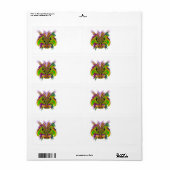 Mardi-Gras-Mask-The-Queen-V-3 Etiket (Full Sheet)