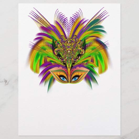 Mardi-Gras-Mask-The-Queen-V-3 Flyer (Voorkant)
