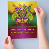 Mardi-Gras-Mask-The-Queen-V-3 Flyer (Hand)