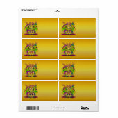 Mardi-Gras-Mask-The-Queen-V-4 Etiket (Full Sheet)