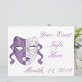 Mardi Gras Mask Thunder_Cove (Staand voorkant)