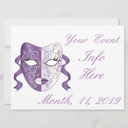 Mardi Gras Mask Thunder_Cove (Voorkant)