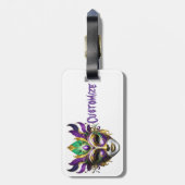 Mardi Gras Mask Thunder_Cove Bagagelabel (Achterkant verticaal)