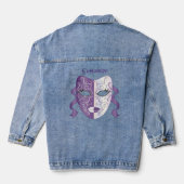 Mardi Gras Mask Thunder_Cove Denim Jacket (Achterkant)