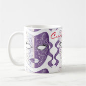 Mardi Gras Mask Thunder_Cove Koffiemok (Links)