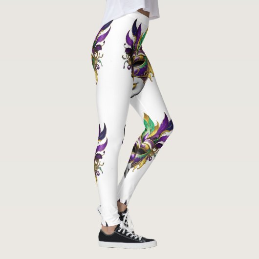 Mardi Gras Mask Thunder_Cove Leggings (Rechts)