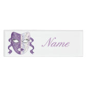 Mardi Gras Mask Thunder_Cove Naambadge (Voorkant)