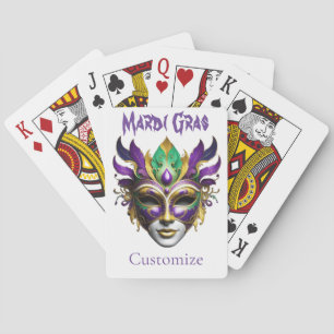 Mardi Gras Mask Thunder_Cove Pokerkaarten