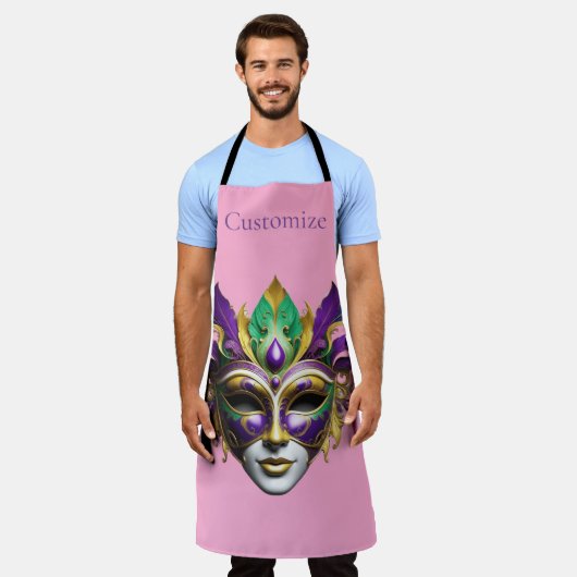 Mardi Gras Mask Thunder_Cove Schort (Gedragen)