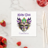 Mardi Gras Mask Thunder_Cove Servet (Insitu)