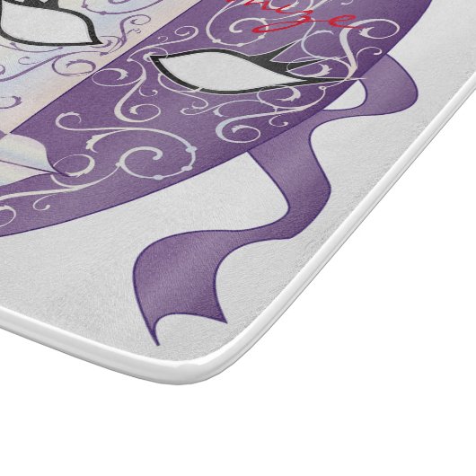 Mardi Gras Mask Thunder_Cove Snijplank (Hoek)