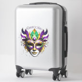 Mardi Gras Mask Thunder_Cove Sticker (Koffer)