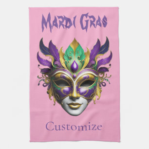 Mardi Gras Mask Thunder_Cove Theedoek