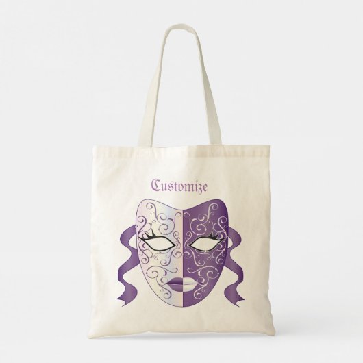 Mardi Gras Mask Thunder_Cove Tote Bag (Achterkant)