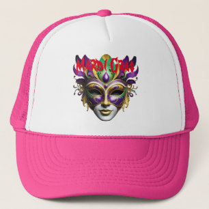 Mardi Gras Mask Thunder_Cove Trucker Pet