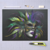 Mardi Gras Mask Tissuepapier (Craft)