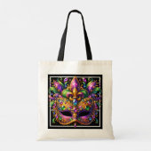 Mardi Gras Mask Tote Bag (Achterkant)