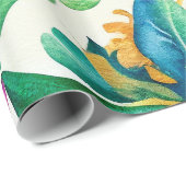 Mardi Gras Mask Wrapping Paper Cadeaupapier (Rol Hoek)