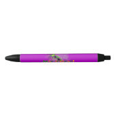 Mardi Gras Mask Zwarte Inkt Pen (Voorkant)