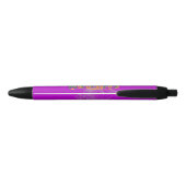 Mardi Gras Mask Zwarte Inkt Pen (Achterkant)