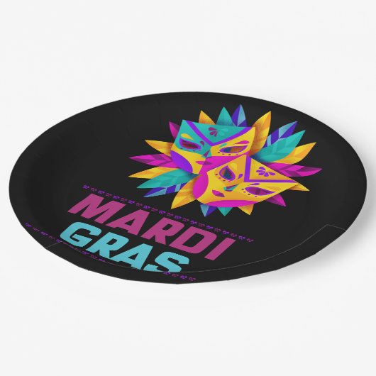 Mardi Gras maskeert papier Bord (Gekanteld)