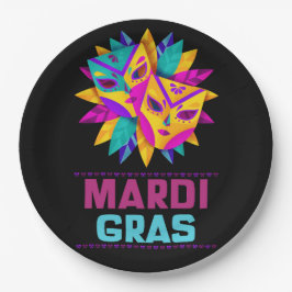 Mardi Gras maskeert papier Bord